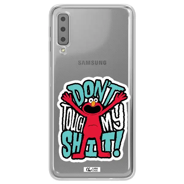 A Cartoon Character With Arms Up Samsung A7 2018 Clear Tpu Case