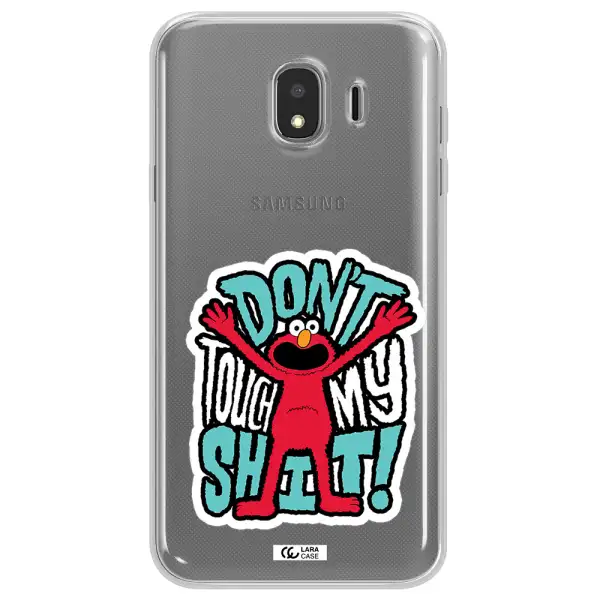 A Cartoon Character With Arms Up Samsung J4 Clear Tpu Case