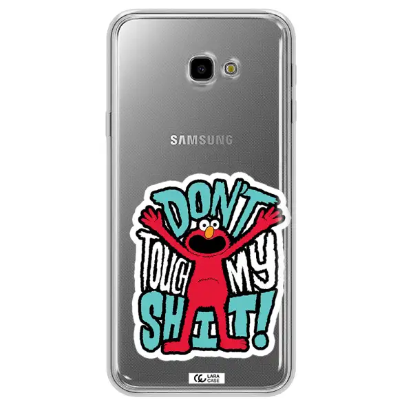 A Cartoon Character With Arms Up Samsung J4 Plus Clear Tpu Case