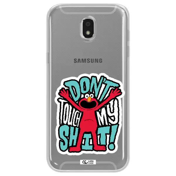 A Cartoon Character With Arms Up Samsung J5 2017 Clear Tpu Case