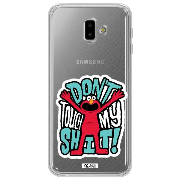 A Cartoon Character With Arms Up Samsung J6 Plus Clear Tpu Case
