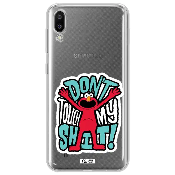 A Cartoon Character With Arms Up Samsung M10 Clear Tpu Case
