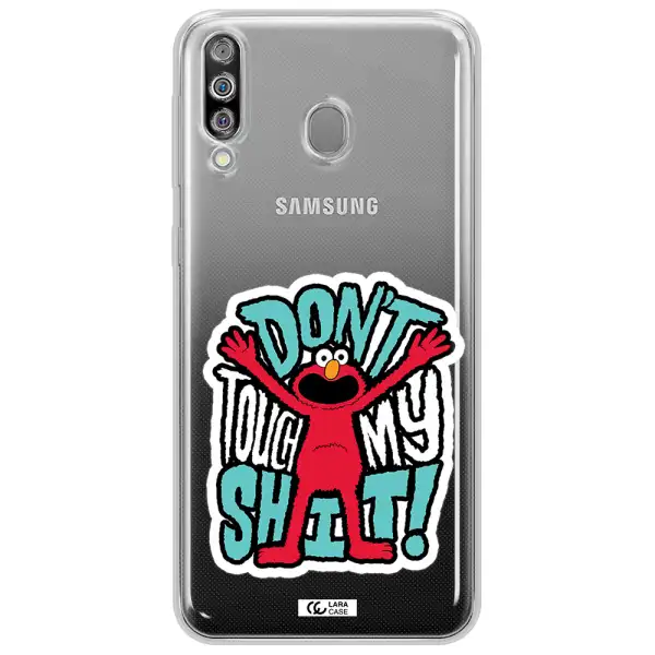 A Cartoon Character With Arms Up Samsung M30 Clear Tpu Case
