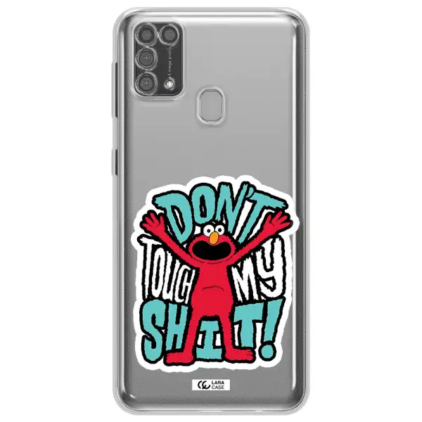 A Cartoon Character With Arms Up Samsung M31 Clear Tpu Case