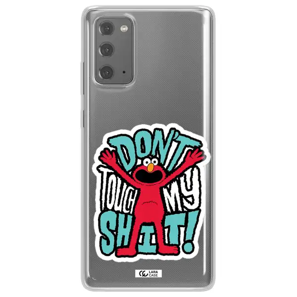 A Cartoon Character With Arms Up Samsung Note 20 Clear Tpu Case