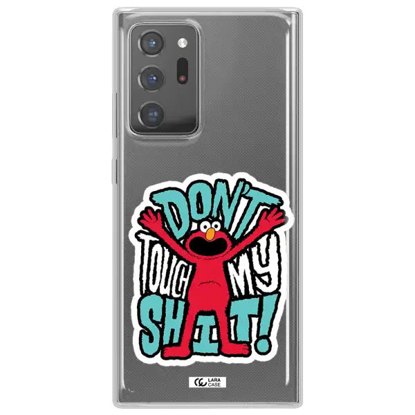 A Cartoon Character With Arms Up Samsung Note 20 Ultra Clear Tpu Case