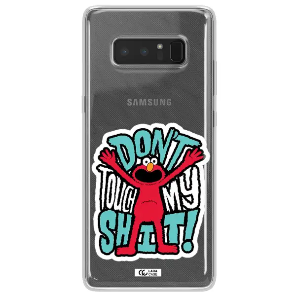A Cartoon Character With Arms Up Samsung Note 8 Clear Tpu Case