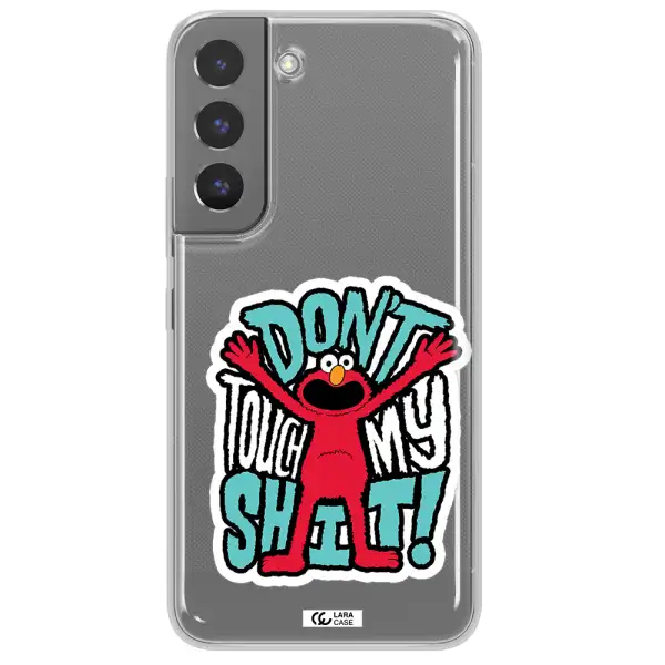 A Cartoon Character With Arms Up Samsung S 22 Clear Tpu Case