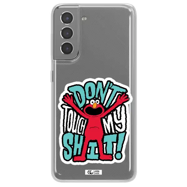 A Cartoon Character With Arms Up Samsung S21 Clear Tpu Case