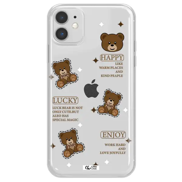 A Collection Of Teddy Bears Apple Iphone 11 Clear Tpu Case