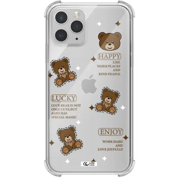 a collection of teddy bears Apple iPhone 11 pro max Clear PC Case
