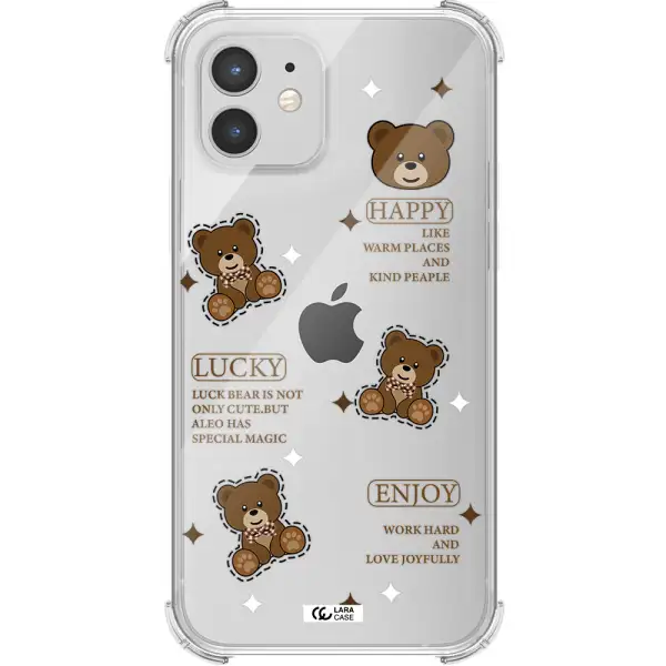 a collection of teddy bears Apple iPhone 12 mini Clear PC Case