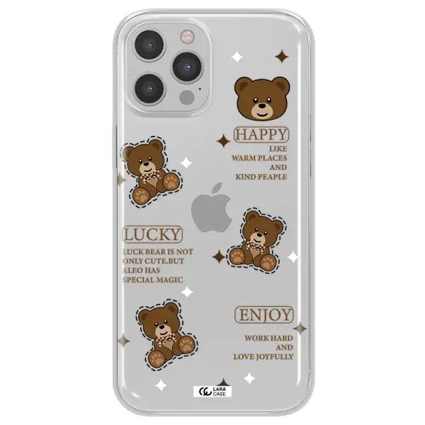 A Collection Of Teddy Bears Apple Iphone 12 Pro Clear Tpu Case