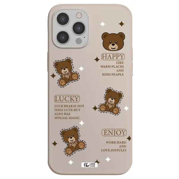 a collection of teddy bears Apple iPhone 12 pro max Silicone Stone Case