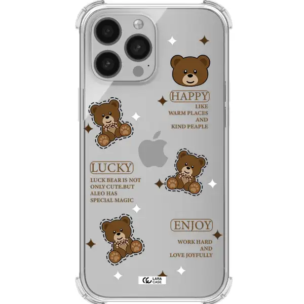 a collection of teddy bears Apple iPhone 13 Pro Clear PC Case