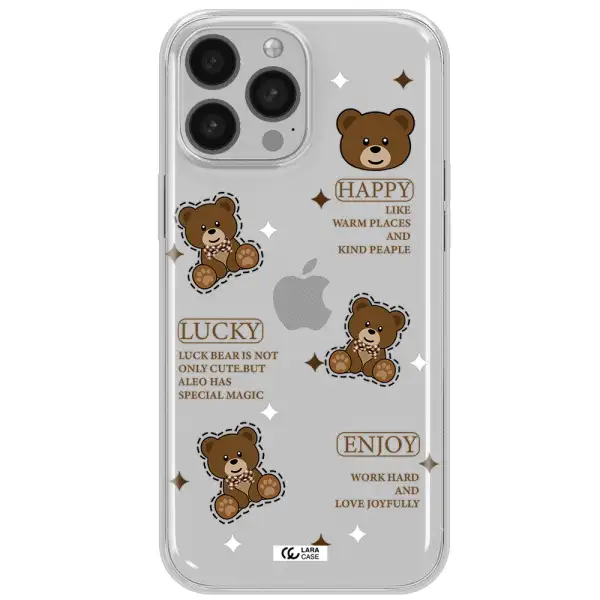 A Collection Of Teddy Bears Apple Iphone 13 Pro Max Clear Tpu Case