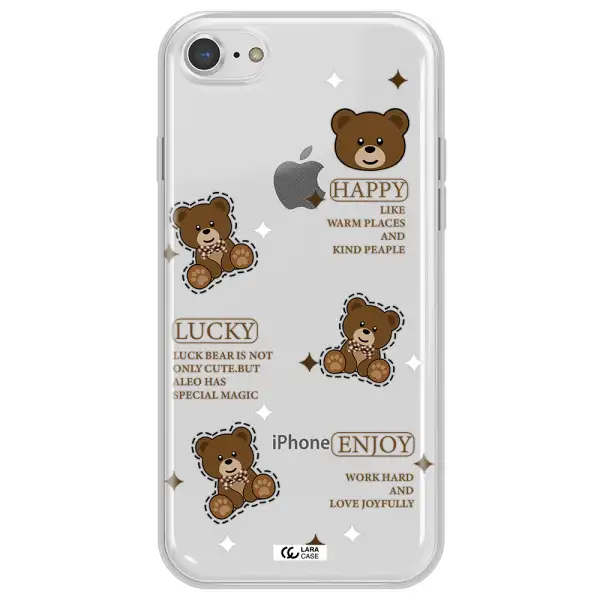 A Collection Of Teddy Bears Apple Iphone 7 Clear Tpu Case