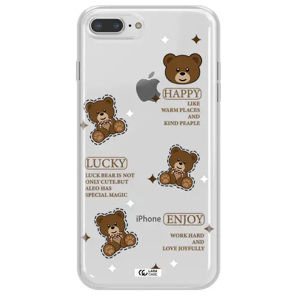 A Collection Of Teddy Bears Apple Iphone 7 Plus Clear Tpu Case