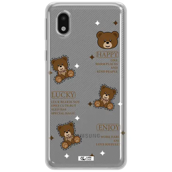 A Collection Of Teddy Bears Samsung A01 Core Clear Tpu Case