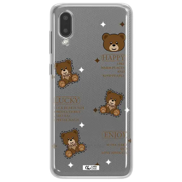A Collection Of Teddy Bears Samsung A02 Clear Tpu Case