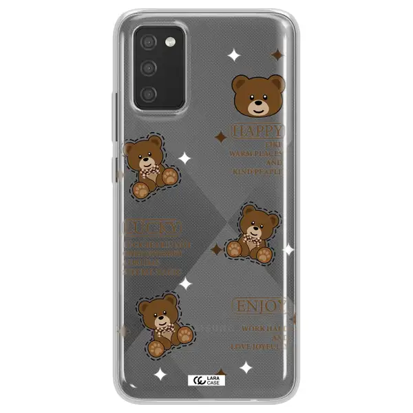 A Collection Of Teddy Bears Samsung A02S Clear Tpu Case