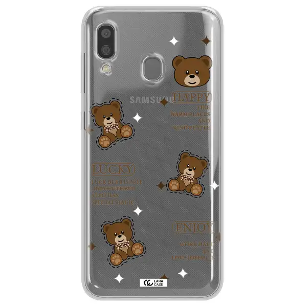A Collection Of Teddy Bears Samsung A20 Clear Tpu Case