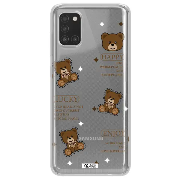 A Collection Of Teddy Bears Samsung A31 Clear Tpu Case