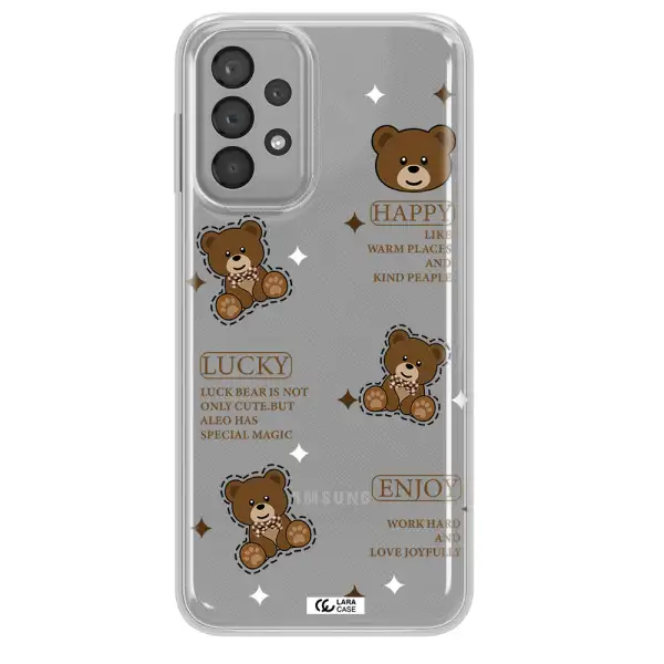 A Collection Of Teddy Bears Samsung A33 Clear Tpu Case