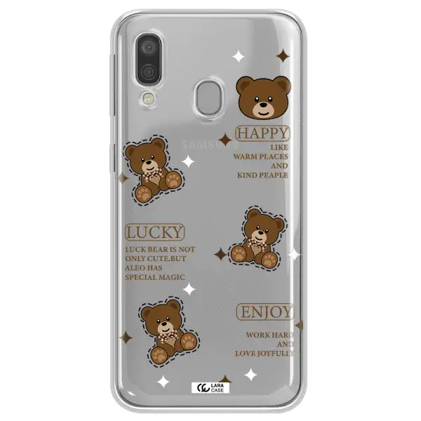 A Collection Of Teddy Bears Samsung A40 Clear Tpu Case