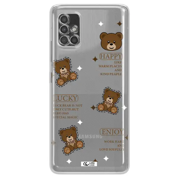 A Collection Of Teddy Bears Samsung A40S Clear Tpu Case