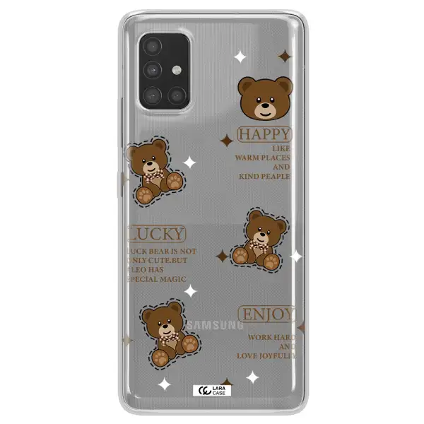 A Collection Of Teddy Bears Samsung A51 Clear Tpu Case