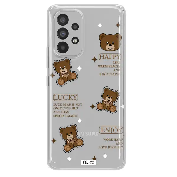 A Collection Of Teddy Bears Samsung A53 Clear Tpu Case