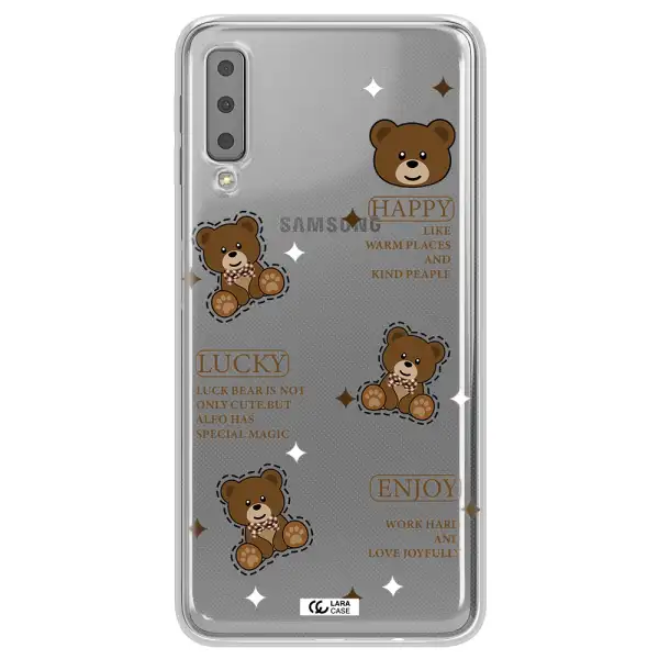 A Collection Of Teddy Bears Samsung A7 2018 Clear Tpu Case