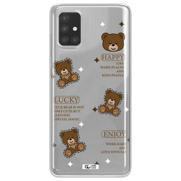 A Collection Of Teddy Bears Samsung A71 Clear Tpu Case