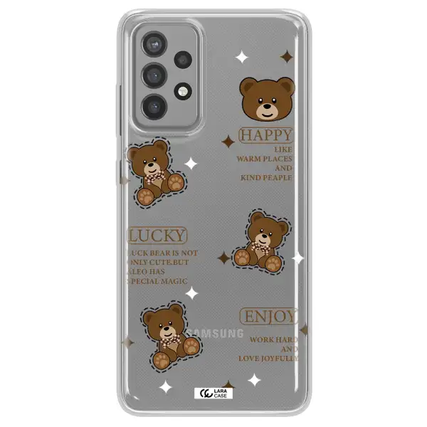 A Collection Of Teddy Bears Samsung A72 Clear Tpu Case