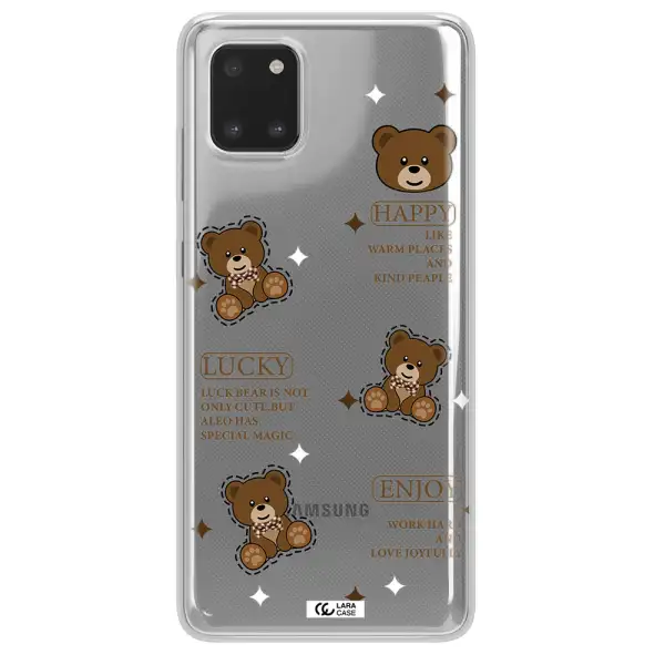 A Collection Of Teddy Bears Samsung A81 Clear Tpu Case