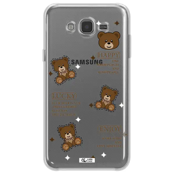 A Collection Of Teddy Bears Samsung J7 Clear Tpu Case