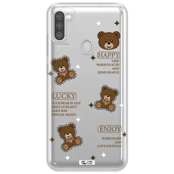 A Collection Of Teddy Bears Samsung M11 Clear Tpu Case