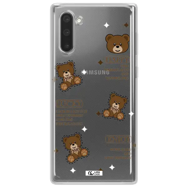 A Collection Of Teddy Bears Samsung Note 10 Clear Tpu Case