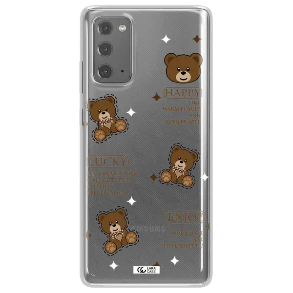 A Collection Of Teddy Bears Samsung Note 20 Clear Tpu Case