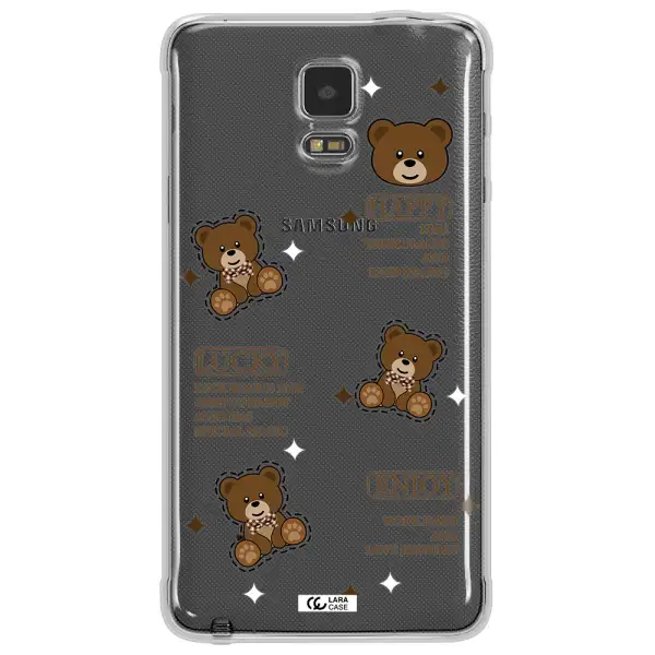 A Collection Of Teddy Bears Samsung Note 4 Clear Tpu Case