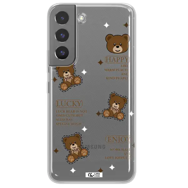 A Collection Of Teddy Bears Samsung S 22 Clear Tpu Case