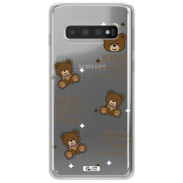 A Collection Of Teddy Bears Samsung S10 Plus Clear Tpu Case