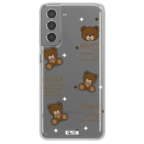A Collection Of Teddy Bears Samsung S21 Plus Clear Tpu Case