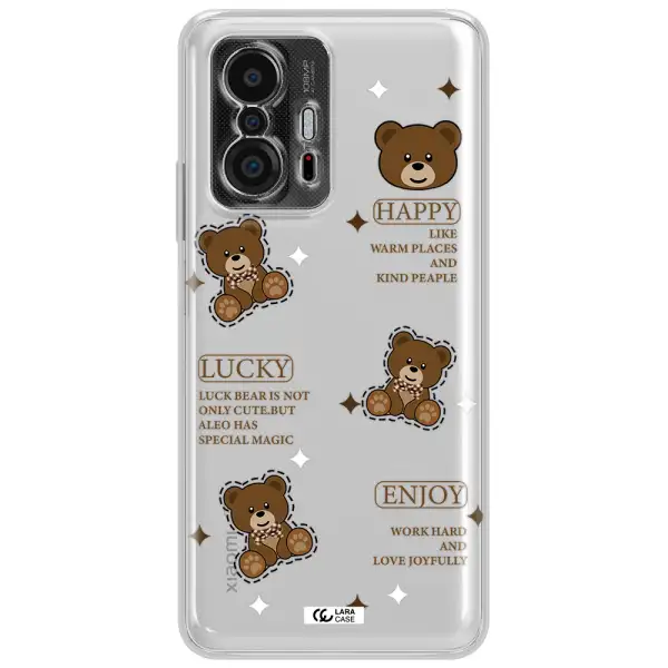 A Collection Of Teddy Bears Xiaomi 11T Clear Tpu Case