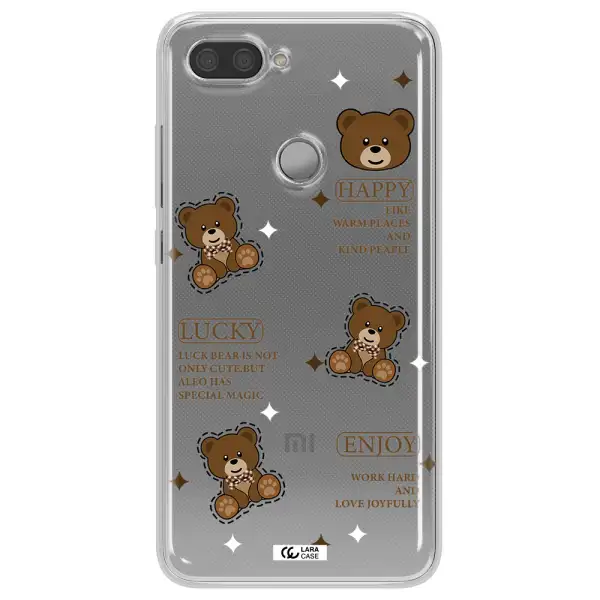 A Collection Of Teddy Bears Xiaomi Mi 8 Lite Clear Tpu Case