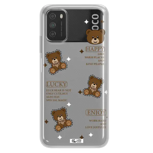 A Collection Of Teddy Bears Xiaomi Poco M3 Clear Tpu Case