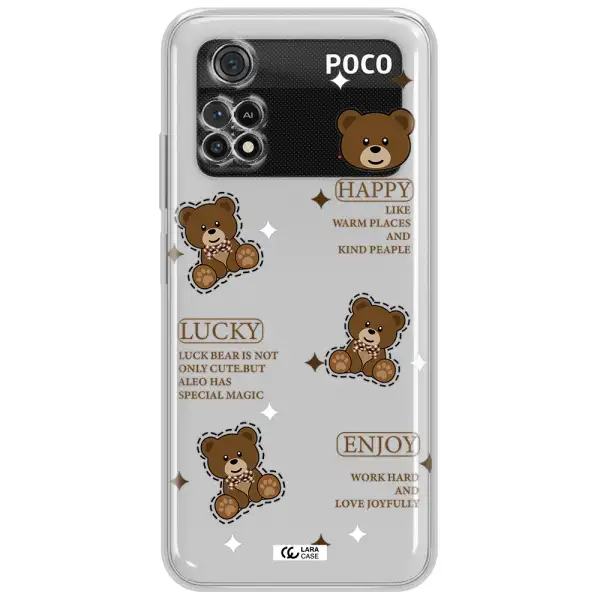 A Collection Of Teddy Bears Xiaomi Poco M4 Pro 4G Clear Tpu Case