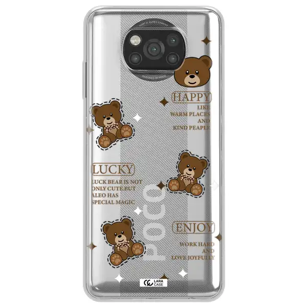 A Collection Of Teddy Bears Xiaomi Poco X3 Clear Tpu Case