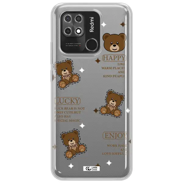 A Collection Of Teddy Bears Xiaomi Redmi 10C Clear Tpu Case